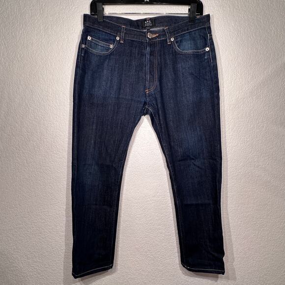 APC New Cure H Jean Tres Etroit‎ Jeans Dark Wash Sz 30 - Picture 1 of 13